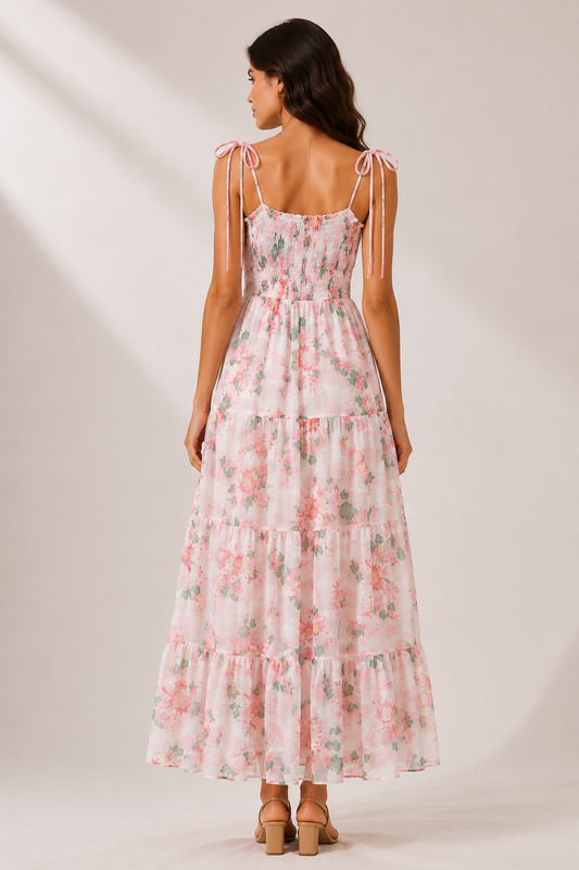 Petal Meadow Maxi Dress